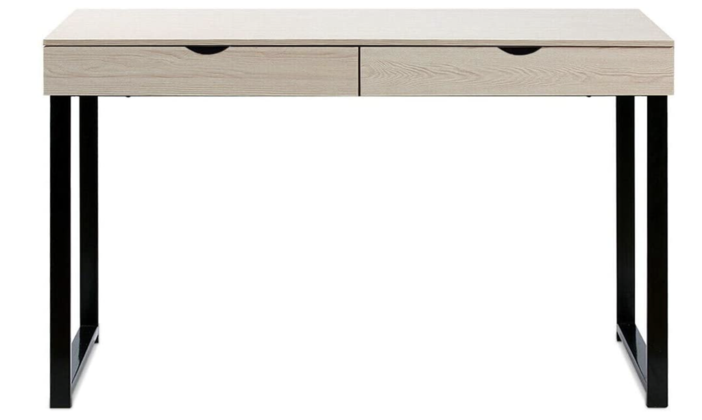 Micozy Writing Computer Desk, Study Table 47 inches with 2 Storage Drawers